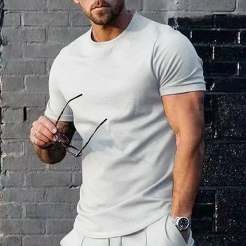 Herren Basic Rundhals-T-Shir