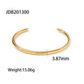 Damen Offenes Armband aus hochwertigem Edelstahl mit elegantem Design Shop Nory