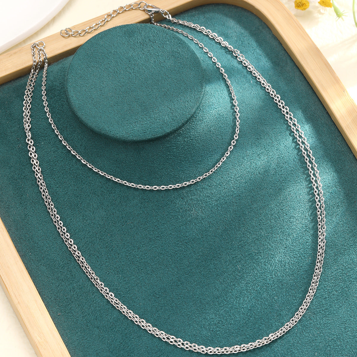 Damen Bauchkette aus hochwertigem Edelstahl mit filigranem Design Shop Nory