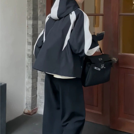 Damen Urbanes Übergangsjacke mit hohem Kragen Shop Nory