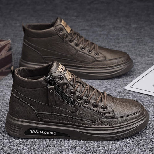 Herren modische High-Top Sneakers mit praktischer seitlicher Reißverschlussöffnung und Hochleistungssohle