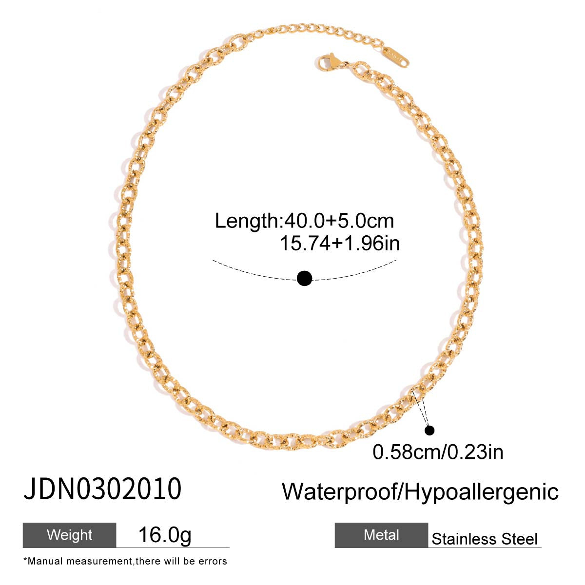 Damen Kette mit charmanten Anhängern und hypoallergener Edelstahlverarbeitung Shop Nory