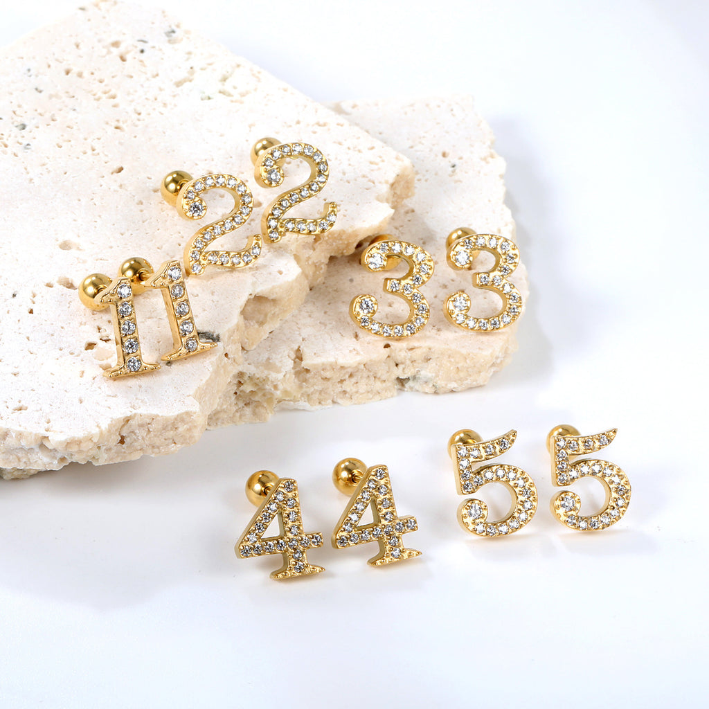 Damen Ohrstecker mit funkelndem Kristall und elegantem Design Shop Nory