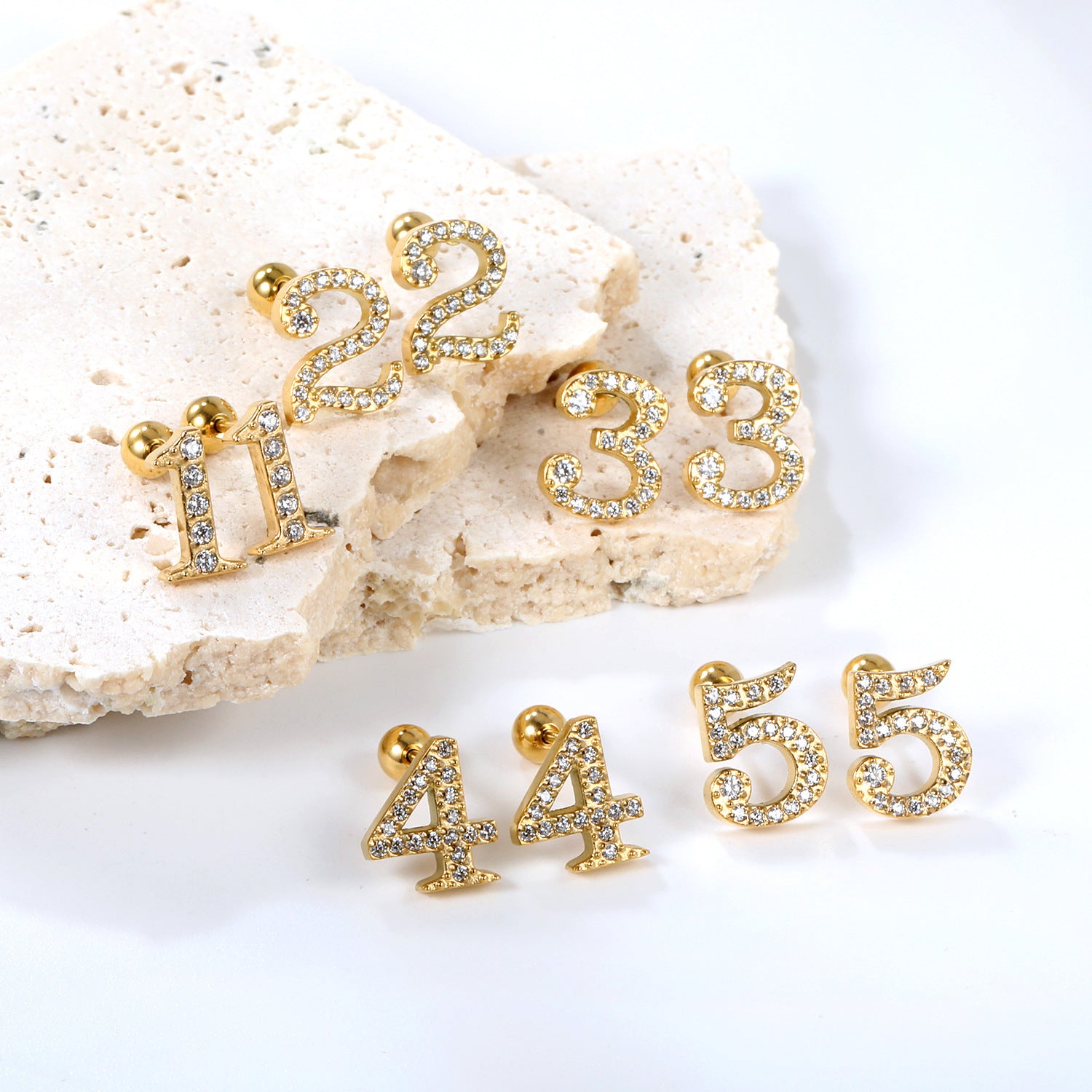 Damen Ohrstecker mit funkelndem Kristall und elegantem Design Shop Nory
