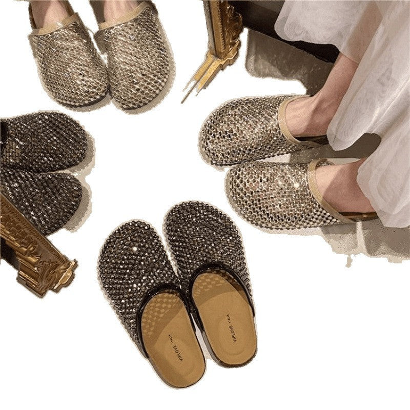 Damen Sandalen mit glitzerndem Design von
