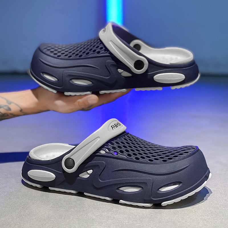 Herren Atmungsaktive Clogs mit verstellbarem Riemen