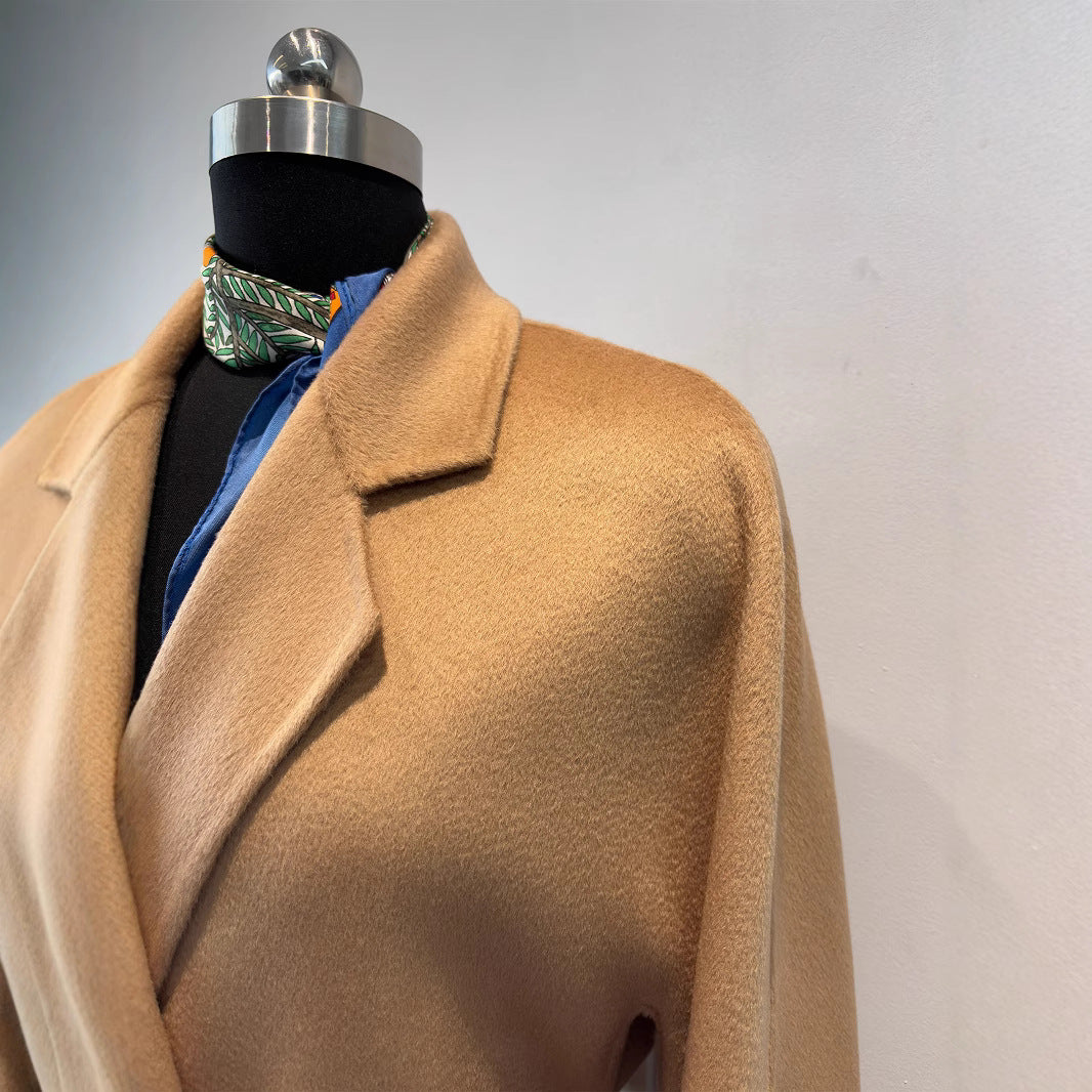 Damen Eleganter Maßgeschneiderter Wickelmantel Shop Nory