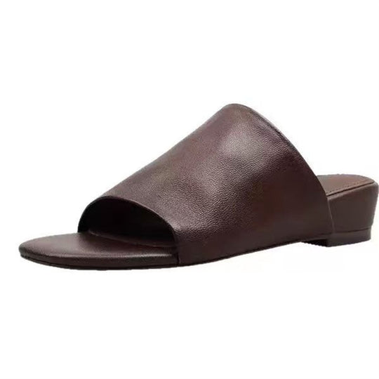 Damen Breite Überriemen‑Mules mit offenem Zehenfeld und niedrigem Blockabsatz Shop Nory
