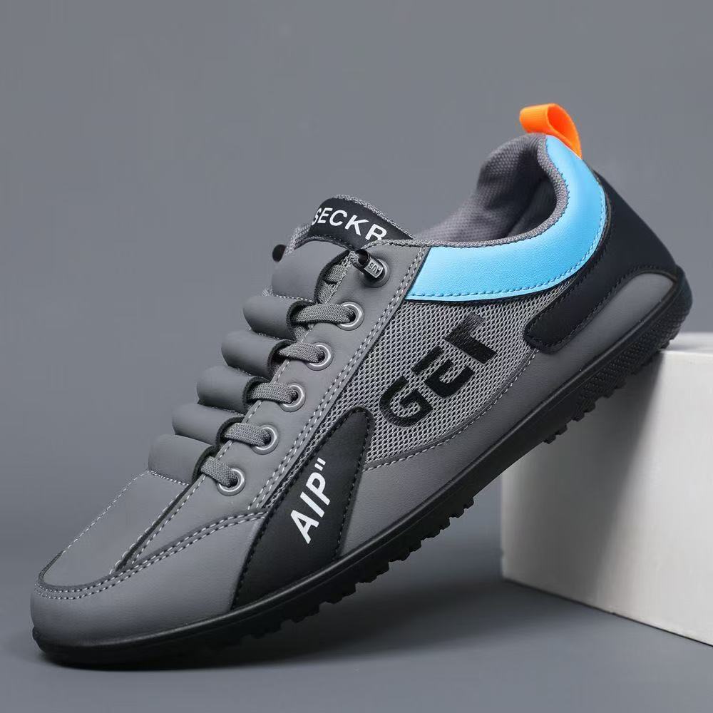 Herren Leichter Mesh- und Kunstleder-City-Sneaker mit gepolstertem Fersensteg und rutschfester Gummilaufsohle Shop Nory