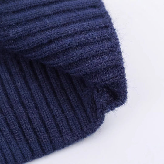 Damen Oversize Zopfstrick-Pullover mit halbem Reißverschluss und Schalkragen Shop Nory