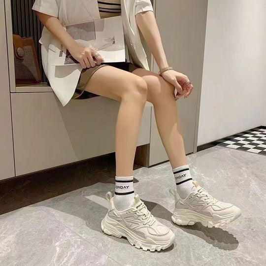 Damen Komfortable Sneaker mit rutschfester Gummisohle und atmungsaktivem Obermaterial
