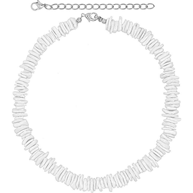 Damen Kette und Armband Set aus bunten Muschelschalen und Naturmaterialien Shop Nory