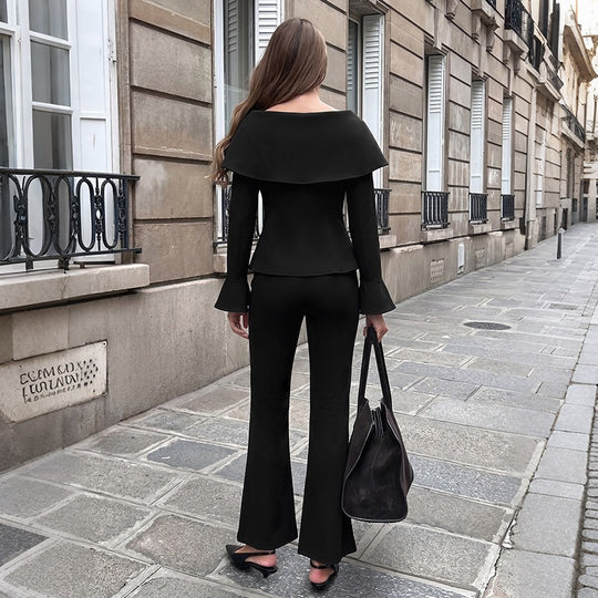 Damen Elegantes Off-Shoulder Blazer-Set Shop Nory