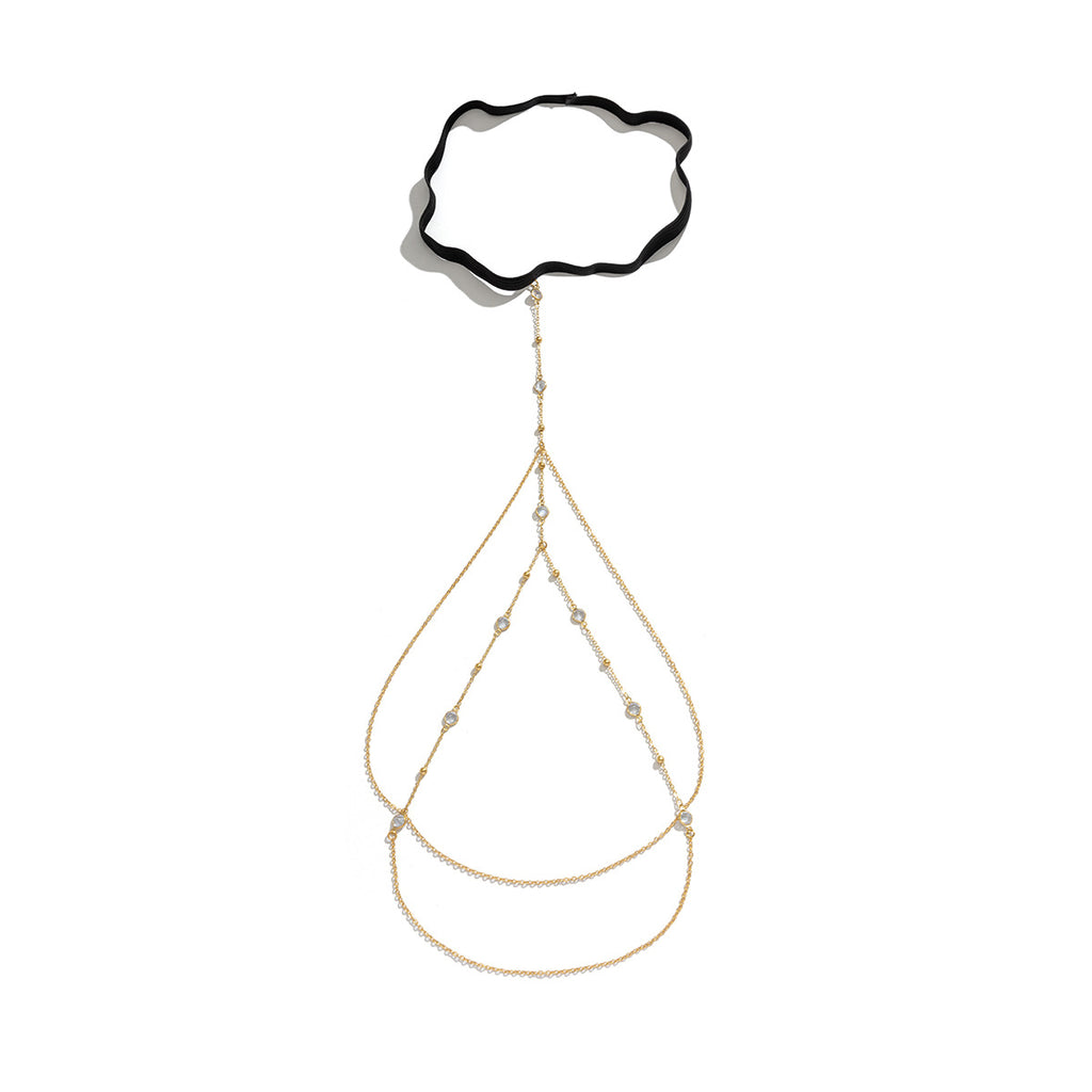 Damen Beinschmuck mit eleganten Anhängern Shop Nory
