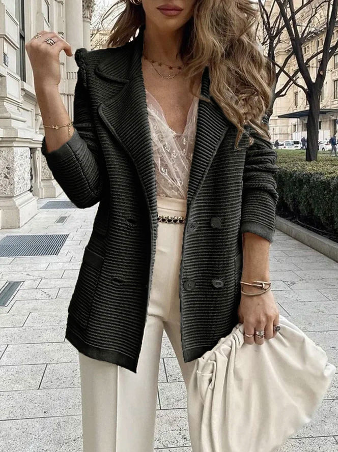 Damen Stilvolle und elegante Strickjacke