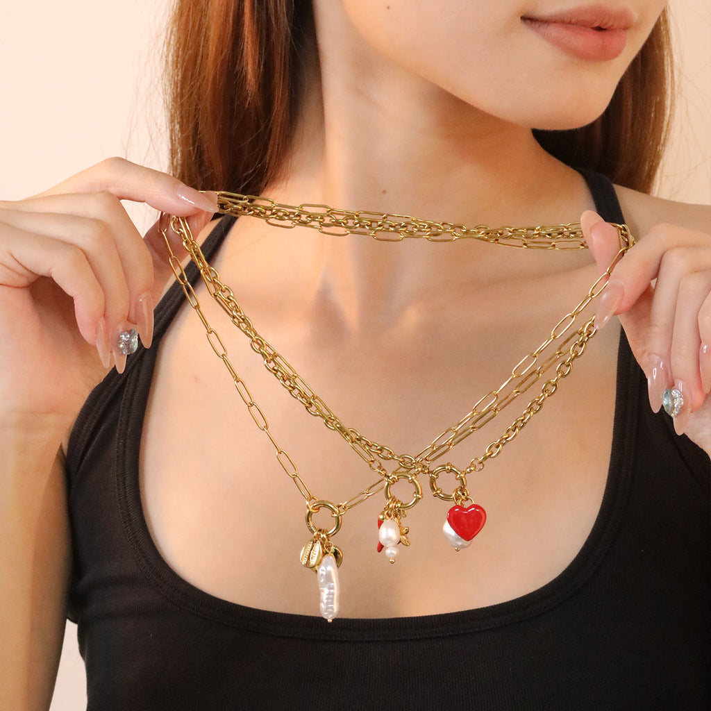 Damen Anhänger aus Süßwasserperle mit goldfarbener Befestigung Shop Nory