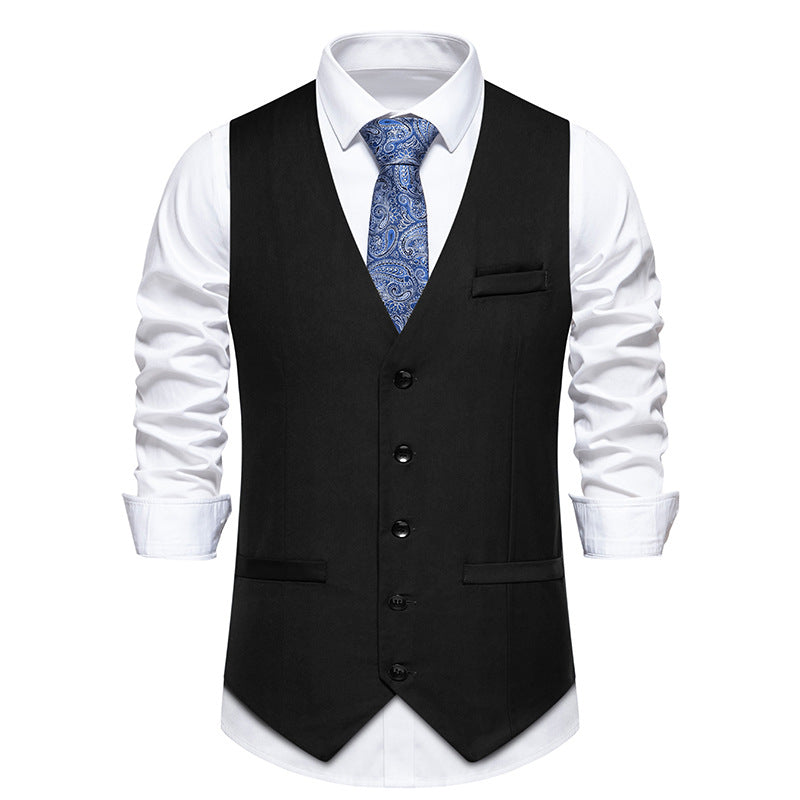 Herren elegante Weste im klassischen Stil mit modernem Schnitt Shopnory