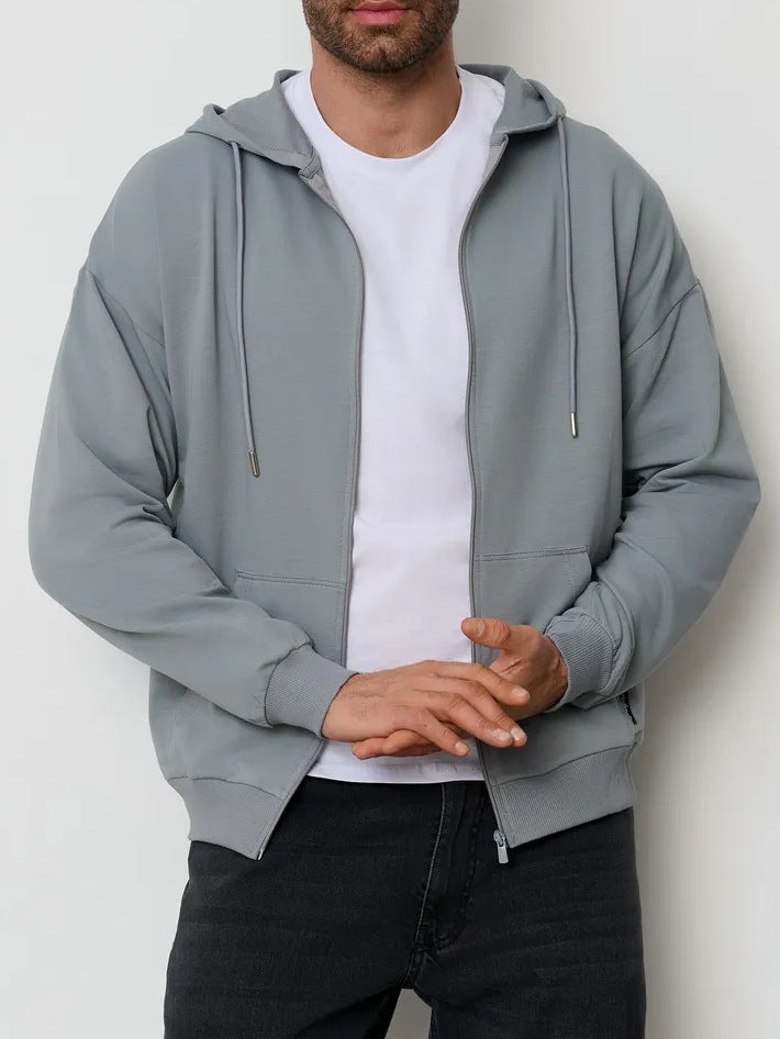 Herren Bequeme Kapuzenjacke