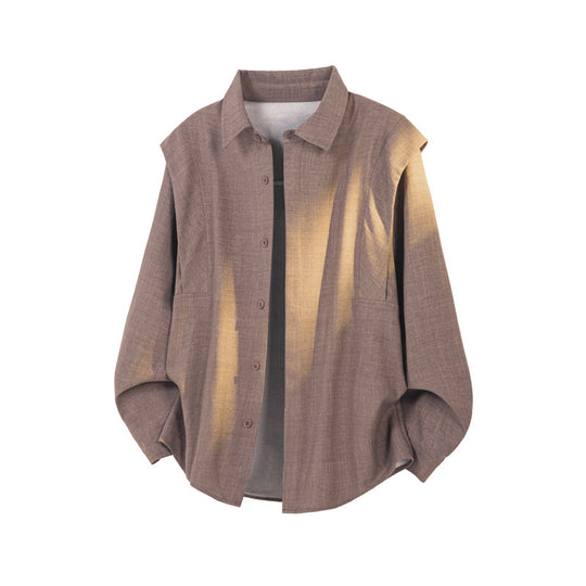 Herren Modische Hemdbluse mit strukturiertem Design Shop Nory