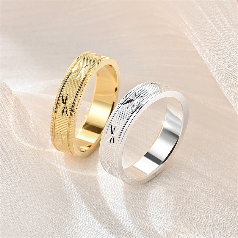 Herren Ring mit kunstvollen Gravuren und eleganter Oberfläche Shop Nory