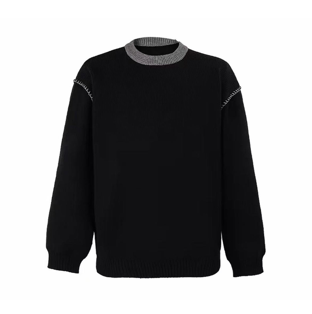 Damen Modischer Grobstrickpullover mit hochgeschlossenen Kragen Shop Nory
