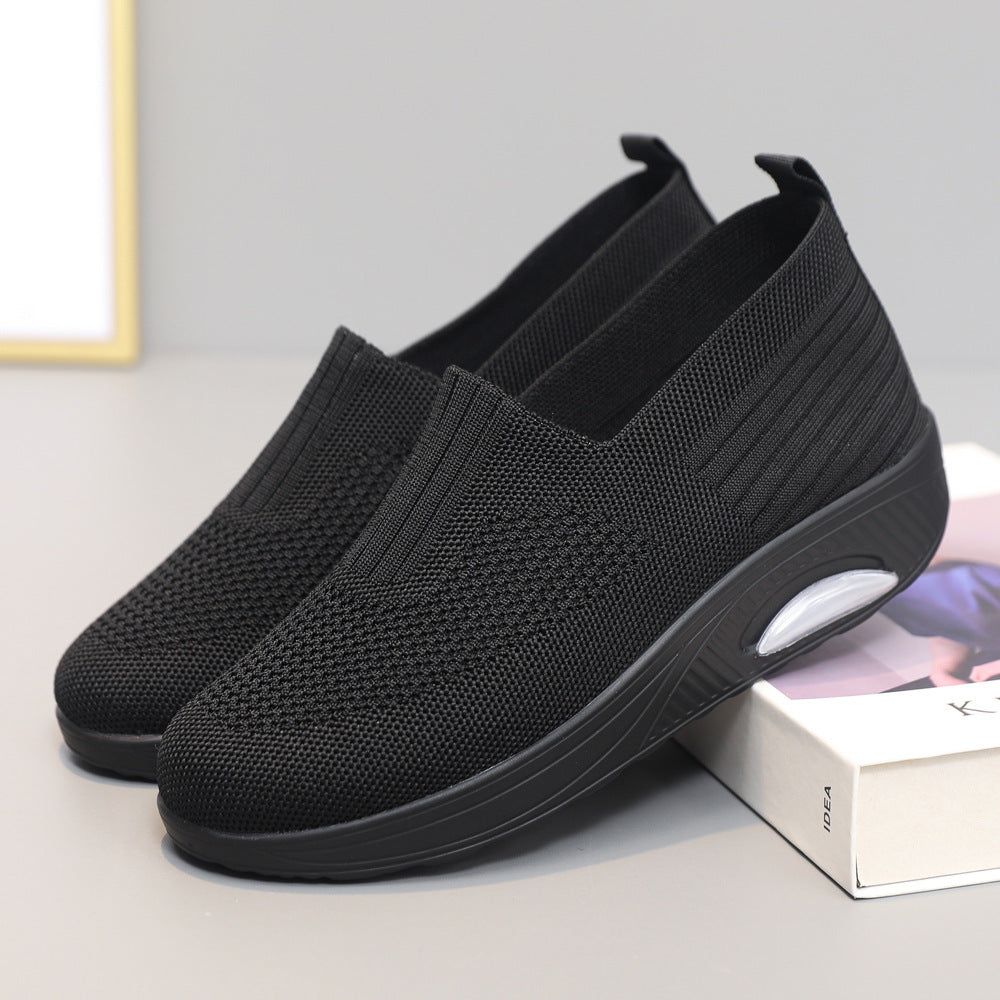 Damen Bequeme und luftige Slip-On Sneaker mit Dämpfungstechnologie