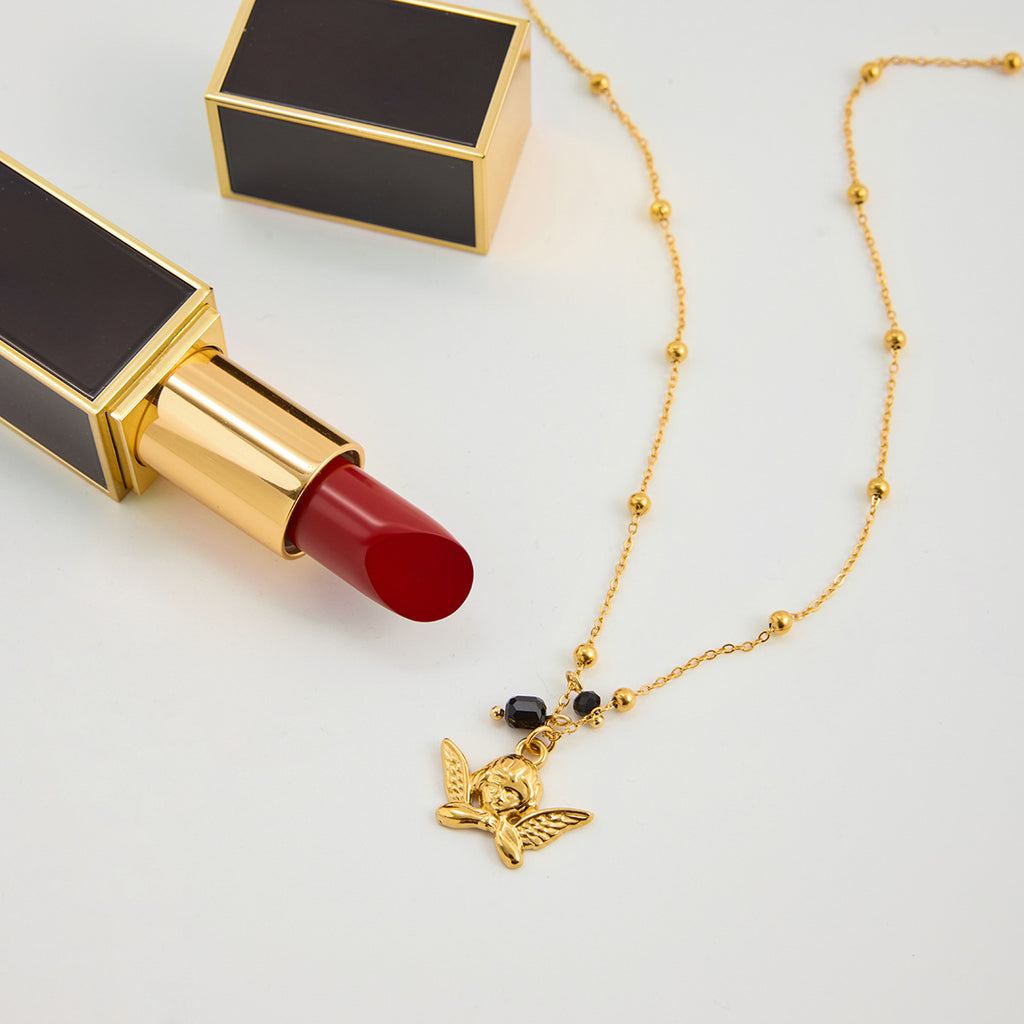 Damen Edelstahl Halskette mit verstellbarem Design Shop Nory