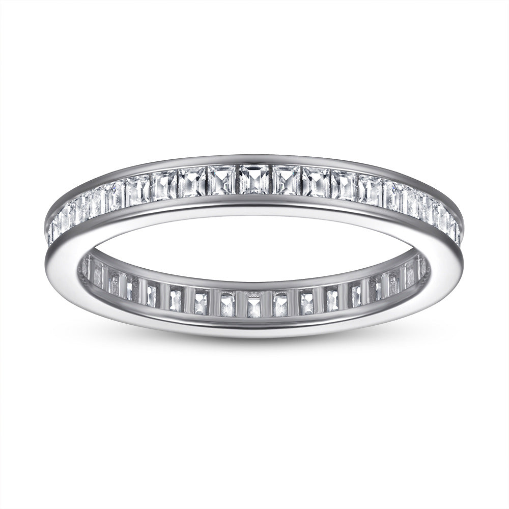 Damen Eternity Ring mit elegantem Zirkonia-Besatz Shop Nory