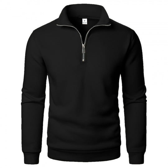 Herren Sportlicher Sweatpullover mit Stehkragen Shop Nory