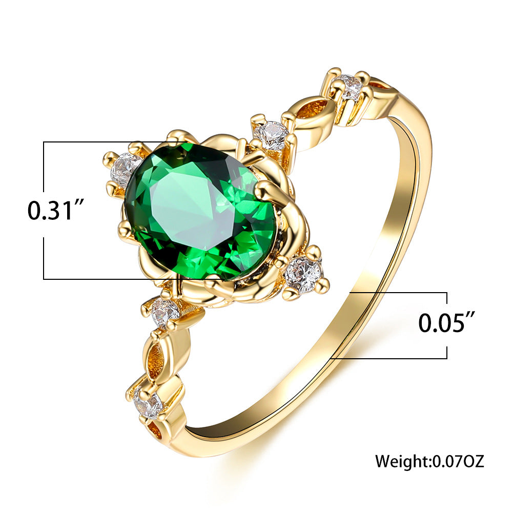 Damen Ring mit exquisitem Zirkonia-Einsatz und eleganter Fassung Shop Nory