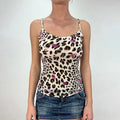 Damen Etuikleid mit floralem Leopardenmuster