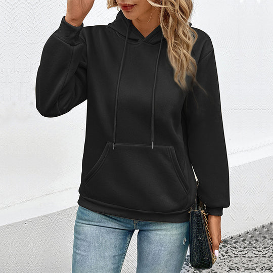 Damen Kapuzenpullover mit Kängurutasche und entspannter Oversize-Passform Shop Nory