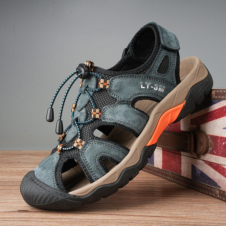 Damen Sportliche Trekking-Sandalen mit rutschfester Sohle und sicherem Schnellschnürsystem Shopnory