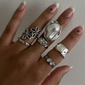 Damen Ring-Set mit filigranen und kunstvollen Designs Shop Nory