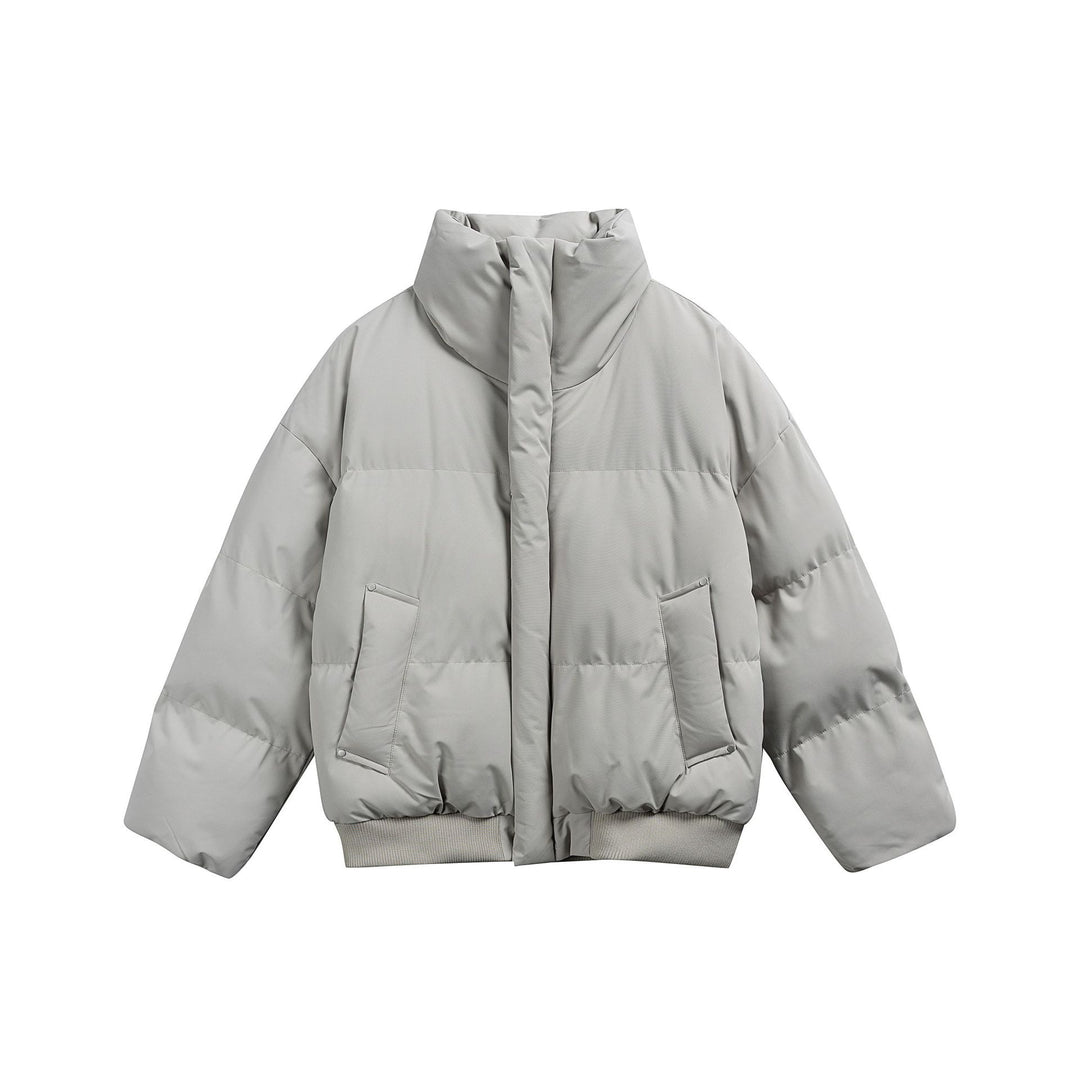Damen Kurze wattierte Steppjacke im Boxy‑Cut mit hohem Stehkragen und Rippenbund Shop Nory