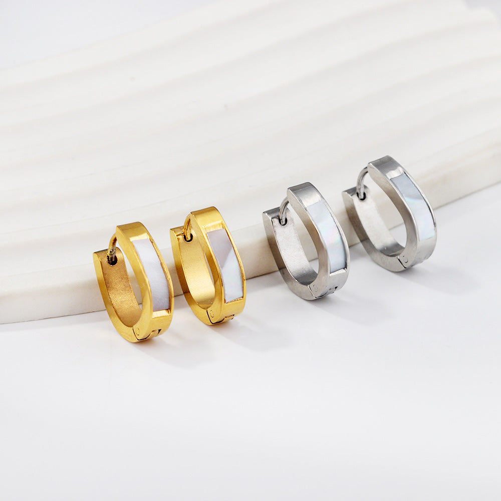 Damen Hängende Ohrstecker mit elegantem Perlenakzent Shop Nory