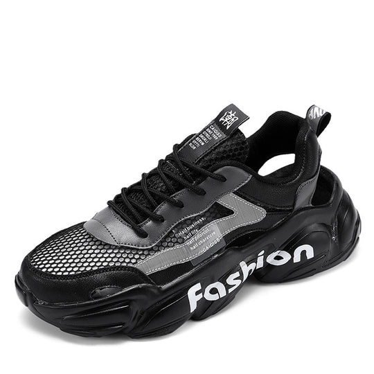 Unisex Voluminöse Chunky-Sneaker mit atmungsaktivem Mesh und profilierter Plateausohle Shopy Nory