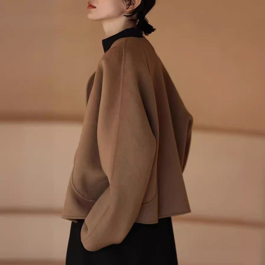 Damen Elegante und gemütliche Jacke mit asymmetrischem Schnitt Shop Nory