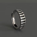 Damen Design-Ring mit strukturiertem Oberflächenmuster Shop Nory
