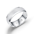 Herren Titanring mit eleganter, satinierter Oberfläche und feinem Glanz Shop Nory