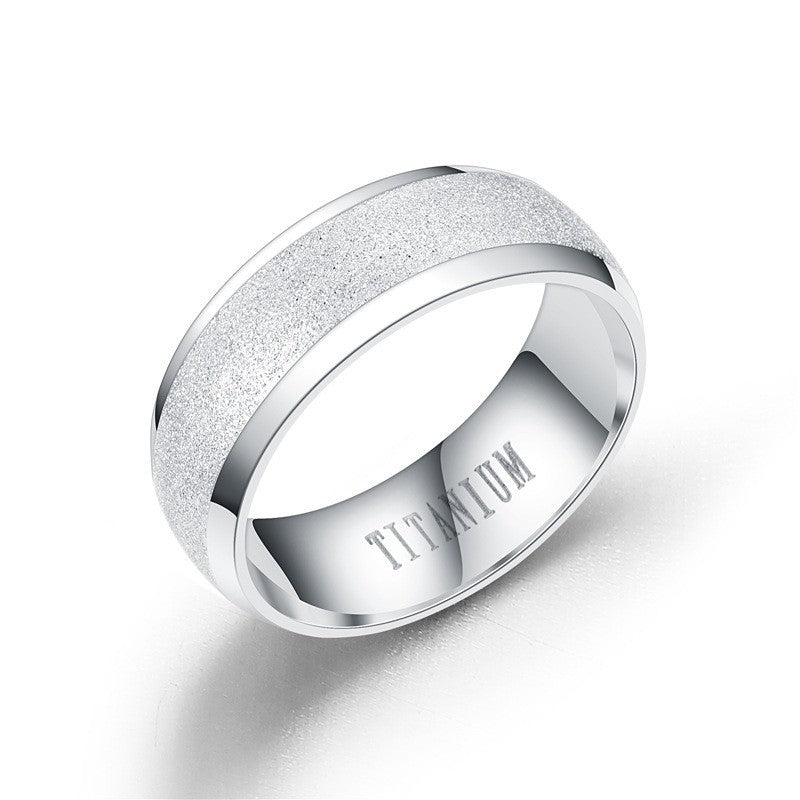 Herren Titanring mit eleganter, satinierter Oberfläche und feinem Glanz Shop Nory
