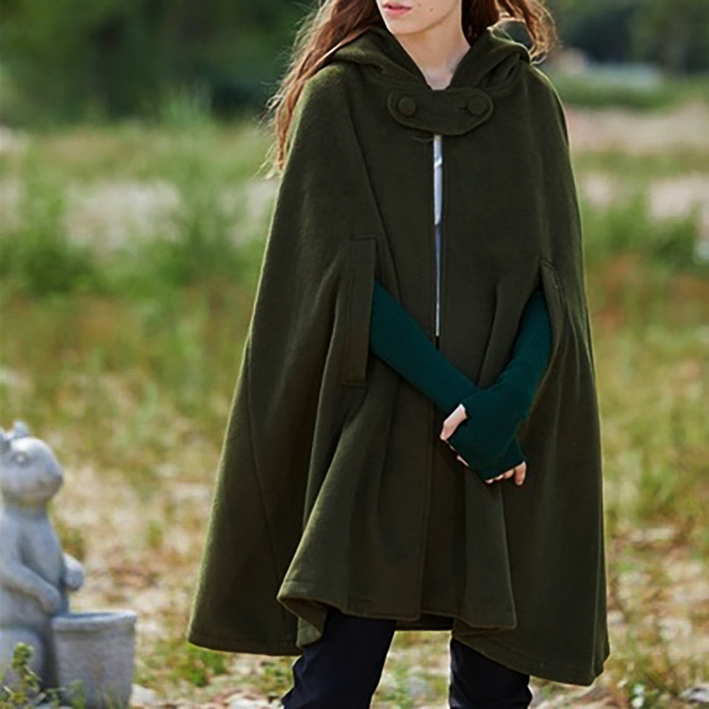 Damen Überwurf Poncho
