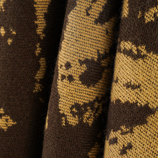 Damen Multifunktionaler Jacquard-Wickelcape mit Zickzack-Bordüre Shop Nory