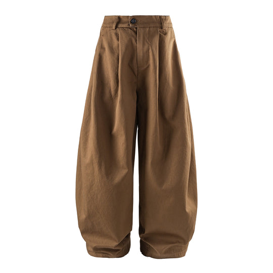 Damen weite High‑Waist‑Culotte mit Kellerfalte und verkürztem Bein Shop Nory