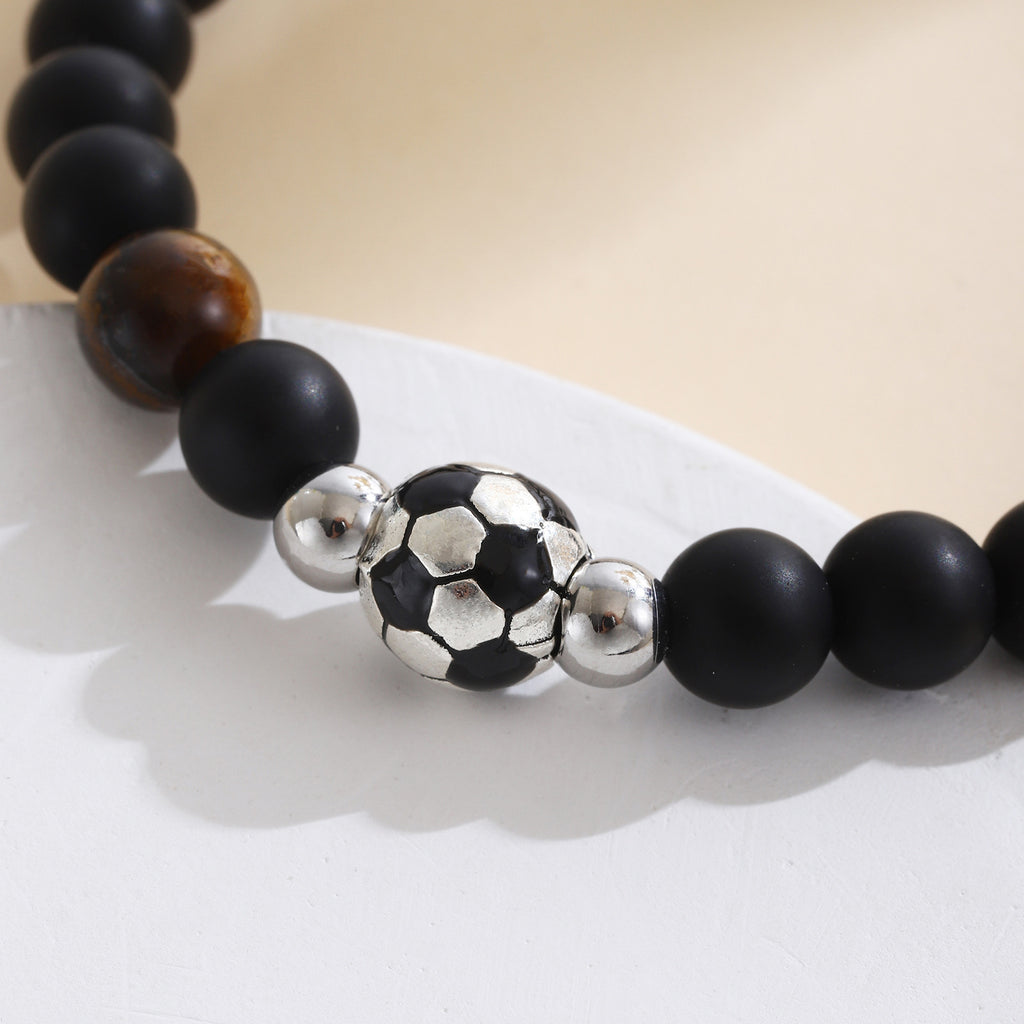 Damenarmband mit Fußballmotiv und kraftvollem Spruch Shop Nory