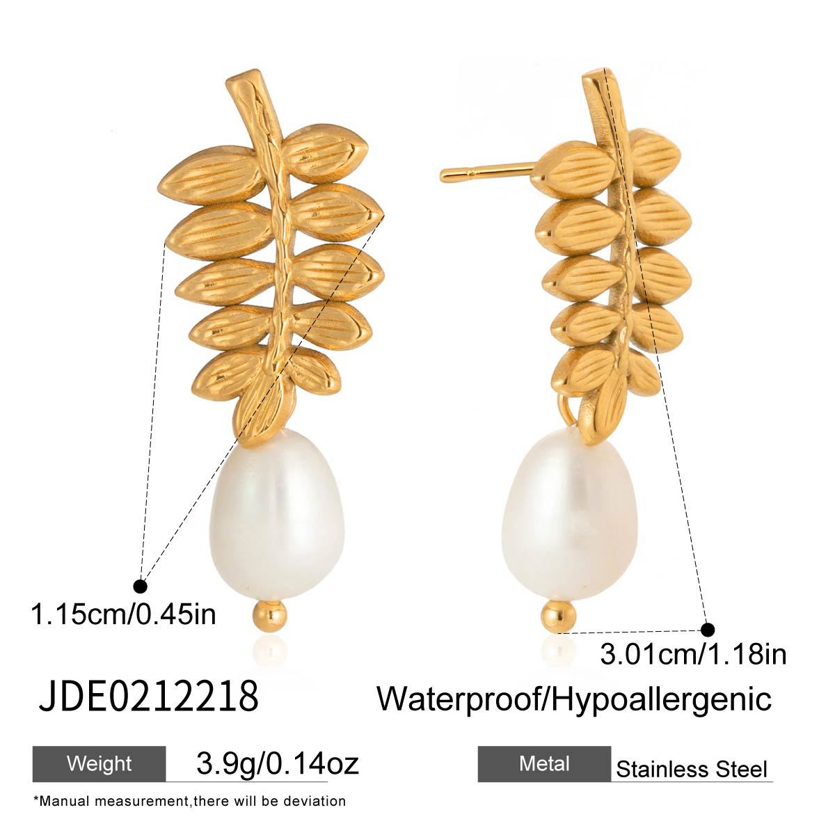 Damen Ohrhänger mit elegantem Perlendesign und hypoallergener Verarbeitung Shop Nory