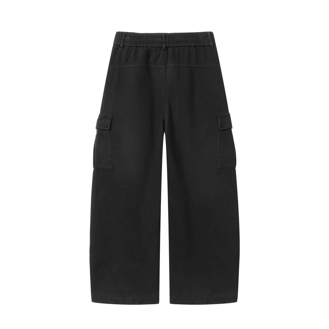 Herren Weite Cargo-Hose mit Kordelbund und Mehrfachpattentaschen Shop Nory