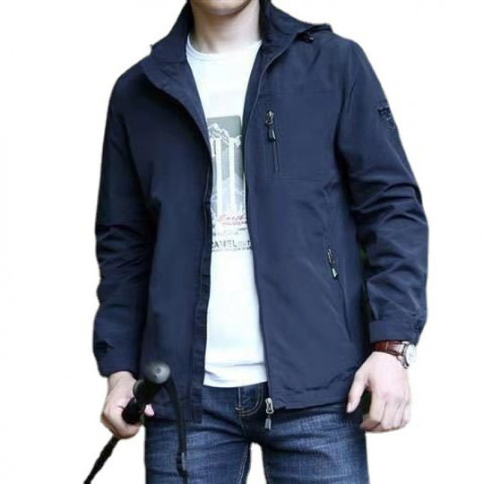 Herren Leichte Freizeitjacke mit hohem Kragen Shop Nory