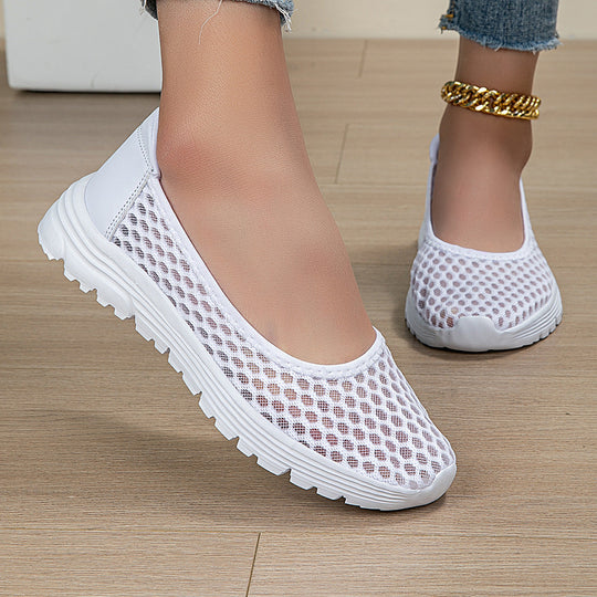 Damen Atmungsaktive Ballerinas mit rutschfester Sohle Shopnory