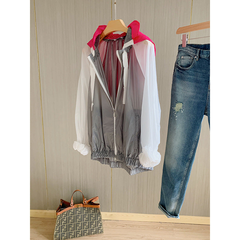 Damen Sportliche Übergangsjacke mit Kapuze Shop Nory
